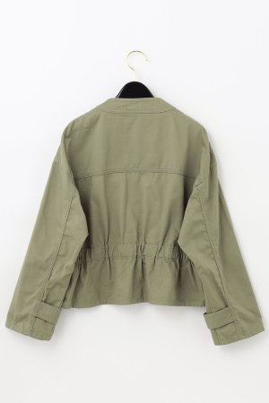 画像16: 【 40%OFF セール49,500円→29,700円】 グレースコンチネンタル｜GRACE CONTINENTAL ビジューノーカラーアーミージャケット{0122301096-19KHA-BBA}