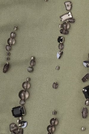 画像18: 【 40%OFF セール49,500円→29,700円】 グレースコンチネンタル｜GRACE CONTINENTAL ビジューノーカラーアーミージャケット{0122301096-19KHA-BBA}