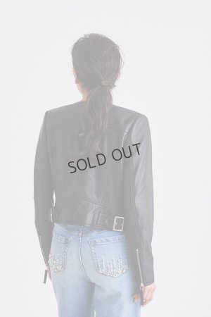 画像5: {SOLD}グレースコンチネンタル｜GRACE CONTINENTAL ライダースショートジャケット{0122304080-27BLK-BBA}