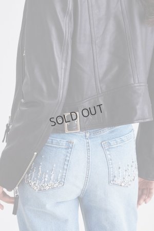 画像10: {SOLD}グレースコンチネンタル｜GRACE CONTINENTAL ライダースショートジャケット{0122304080-27BLK-BBA}