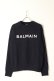 画像1: {SOLD}BALMAIN バルマン BH1 C&S SWEAT CUT LOGO{12JQ005B112-SDN-BAA} (1)