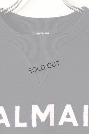 画像2: {SOLD}BALMAIN バルマン BH1 C&S SWEAT CUT LOGO{12JQ005B112-SDN-BAA}