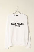 【 30%OFF セール｜78,100円→54,670円】 BALMAIN バルマン BH2 C&S SWEAT PRINT LOGO{12JQ005B151-GAB-BAA}