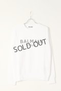 {SOLD}BALMAIN バルマン BH2 C&S SWEAT PRINT LOGO{12JQ005B151-GAB-BAA}