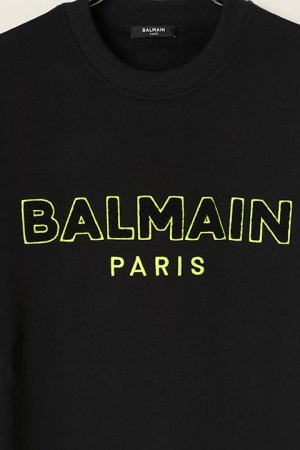 画像3: BALMAIN バルマン BH2 C&S SWEAT CURLY LOGO{12JQ040B155-EAQ-BAA}