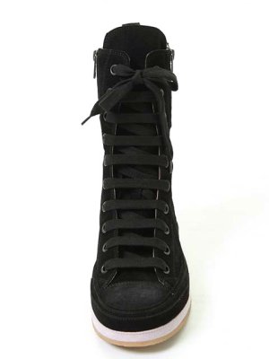 画像3: ANN DEMEULEMEESTER アンドゥムルメステール SHOES SCAMOSCIATO NERO + SCAMOSCIATO GLICINE{1314234302099/131-4234-302-099(21-03-931040-913)-ACS}