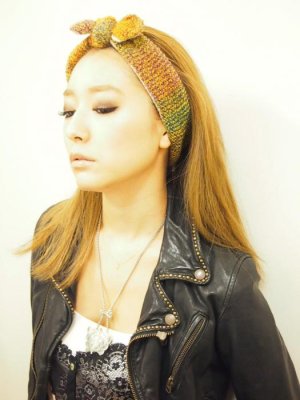 画像2: joujou ジュジュ GRADATION KNIT TURBAN-YELLOW-{-ACA}