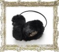 joujou ジュジュ EAR MUFFLER-BLACK-{-ACA}