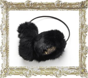 画像1: joujou ジュジュ EAR MUFFLER-BLACK-{-ACA}