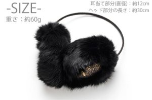 画像3: joujou ジュジュ EAR MUFFLER-BLACK-{-ACA}