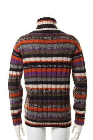 画像2: ETRO エトロ COLLO ALTO RIGA SHET タートルニット{14078-9571-8000-ACA}