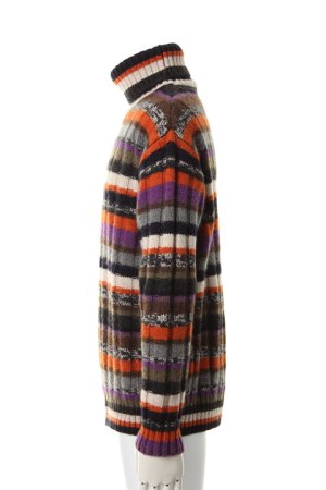 画像3: ETRO エトロ COLLO ALTO RIGA SHET タートルニット{14078-9571-8000-ACA}