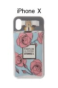 【 60%OFF セール｜7,128円→2,851円】 IPHORIA アイフォリア PERFUME ROSA BLUE【iPhone X】{-AGA}