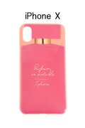 【 60%OFF セール｜7,128円→2,851円】 IPHORIA アイフォリア PERFUME PINK【iPhone X】{-AGA}