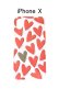 画像1: 【 60%OFF セール｜7,128円→2,851円】 IPHORIA アイフォリア HEARTS RED【iPhone X】{-AGA} (1)