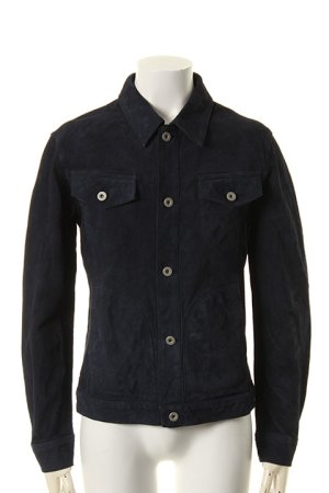 画像1: 【周年記念 24%OFF ｜181,500円→137,940円】 ISAMU KATAYAMA BACKLASH イサムカタヤマバックラッシュ FILERO ジャパンカーフスエード製品顔料染めGジャン{-AGS}