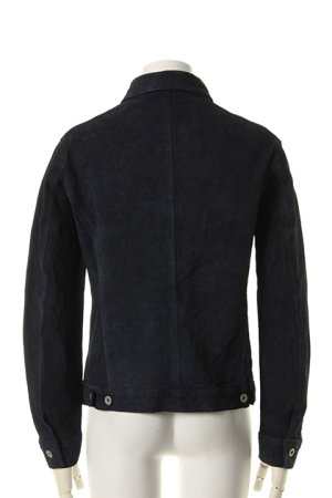 画像2: 【周年記念 24%OFF ｜181,500円→137,940円】 ISAMU KATAYAMA BACKLASH イサムカタヤマバックラッシュ FILERO ジャパンカーフスエード製品顔料染めGジャン{-AGS}