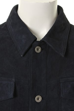 画像4: 【周年記念 24%OFF ｜181,500円→137,940円】 ISAMU KATAYAMA BACKLASH イサムカタヤマバックラッシュ FILERO ジャパンカーフスエード製品顔料染めGジャン{-AGS}
