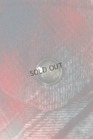 画像4: {SOLD}roarguns ロアーガンズ "PISTOL"&"SON OF GOD" CORD EMBROIDERY ONE WASH FLANNEL CHECK SHAGGY RAISING SHIRT{-ADA}