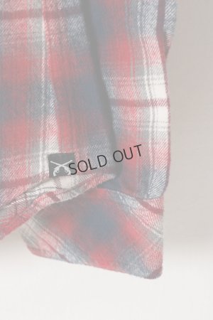 画像5: {SOLD}roarguns ロアーガンズ "PISTOL"&"SON OF GOD" CORD EMBROIDERY ONE WASH FLANNEL CHECK SHAGGY RAISING SHIRT{-ADA}