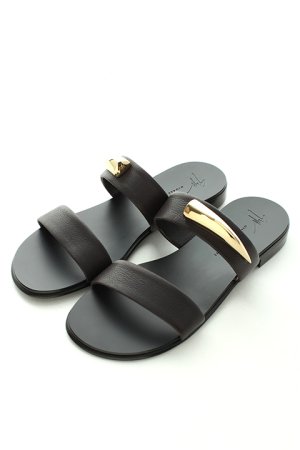 画像1: GIUSEPPE ZANOTTI ジュゼッペザノッティ GZM FLAT SANDAL ZAK 10{81.0014JU010010-216-AHS}