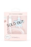 {SOLD}IPHORIA アイフォリア Lightning Cable for Apple -glow in the dark！-Blue Star【充電ケーブル】{-AHS}