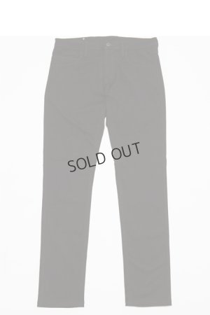 画像1: ISAMU KATAYAMA BACKLASH イサムカタヤマバックラッシュ AS ONE コットンストレッチ+エレファントレザー スリムパンツ{-AFS}