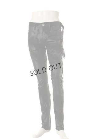 画像1: {SOLD}SEIGEKI 青激 セイゲキ レザーニットパンツ{-AFS}