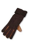 【 30%OFF セール｜58,300円→40,810円】 ETRO エトロ KNIT + LEATHER GLOVE{-}