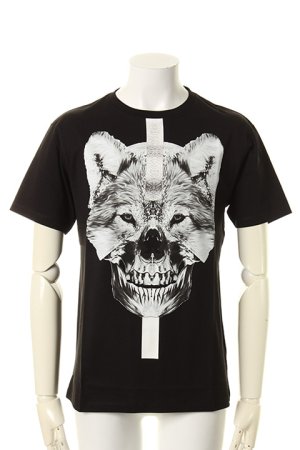 画像1: MARCELO BURLON マルセロ ブロン MOISES T-SHIRT{MMAA18S7001056-1088-AGS}