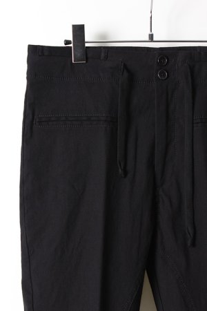 画像3: ANN DEMEULEMEESTER アンドゥムルメステール TROUSERS FLEX{1901-3410-211-099-BLK-AIS}