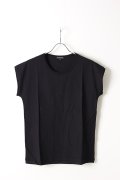 ANN DEMEULEMEESTER アンドゥムルメステール T-SHIRT UNICOTTON BLACK{1901-3802-240-099-BLK-AIS}