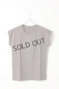 {SOLD}ANN DEMEULEMEESTER アンドゥムルメステール T-SHIRT UNICOTTON MUD{1901-3802-240-060-MUD-AIS}