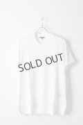 {SOLD}ANN DEMEULEMEESTER アンドゥムルメステール T-SHIRT UNICOTTON WHITE{1901-3806-240-001-WHT-AIS}