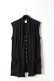 画像1: {SOLD}ANN DEMEULEMEESTER アンドゥムルメステール SLEEVELESS CARDIGAN ILIAD BLACK{1901-3810-234-099-BLK-AIS} (1)