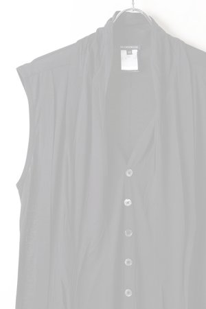 画像3:  {SOLD} ANN DEMEULEMEESTER アンドゥムルメステール SLEEVELESS CARDIGAN ILIAD BLACK {1901-3810-234-099-BLK-AIS}  :19013810234BLK-XS 