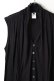 画像3: {SOLD}ANN DEMEULEMEESTER アンドゥムルメステール SLEEVELESS CARDIGAN ILIAD BLACK{1901-3810-234-099-BLK-AIS} (3)