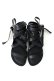 画像4: 【 30%OFF セール｜133,650円→93,555円】 ANN DEMEULEMEESTER アンドゥムルメステール SHOES VACCHETTA NERO+GUARDOLINO NERO&CUCITURE NERO{1901-4230-378-099-BLK-AIS} (4)