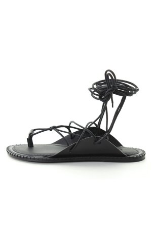 画像1: ANN DEMEULEMEESTER アンドゥムルメステール SANDALS VACCHETTA NERO{1901-4232-378-099-BLK-AIS}