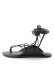 画像1: ANN DEMEULEMEESTER アンドゥムルメステール SANDALS VACCHETTA NERO{1901-4232-378-099-BLK-AIS} (1)