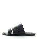 ANN DEMEULEMEESTER アンドゥムルメステール SLIDES VACCHETTA NERO{1901-4234-378-099-BLK-AIS}