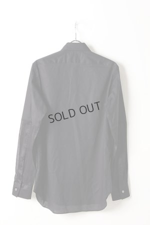 画像2: {SOLD}ANN DEMEULEMEESTER アンドゥムルメステール SHIRT COTONE BLACK+PACE BLACK{1907-3602-120-098-BLK-AIS}