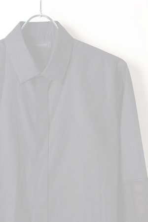 画像3:  {SOLD} ANN DEMEULEMEESTER アンドゥムルメステール SHIRT COTONE BLACK+PACE BLACK {1907-3602-120-098-BLK-AIS}  :19073602120BLK-S 