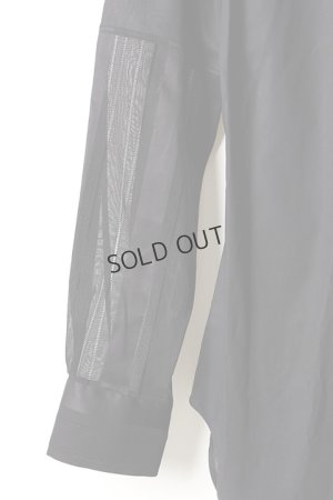 画像4: {SOLD}ANN DEMEULEMEESTER アンドゥムルメステール SHIRT COTONE BLACK+PACE BLACK{1907-3602-120-098-BLK-AIS}