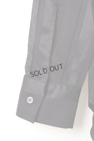 画像5: {SOLD}ANN DEMEULEMEESTER アンドゥムルメステール SHIRT COTONE BLACK+PACE BLACK{1907-3602-120-098-BLK-AIS}