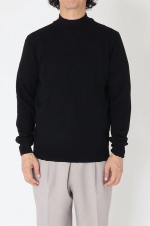 画像3: MORGANO モルガーノ エクストラファインメリノウール 12ゲージ モックネックニット{-BFA}