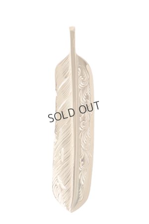 画像1: {SOLD}Taro Washimi タロウ ワシミ 鷲見太郎 L K18 arabesque flight feather 02{WT-202511_04-BEA}