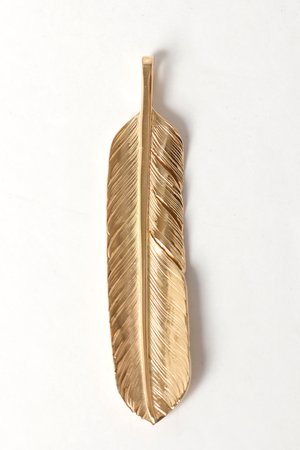 画像2: Taro Washimi タロウ ワシミ 鷲見太郎 L K18 arabesque flight feather 02{WT-202511_04-BEA}