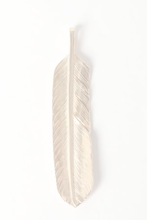 画像2:  {SOLD} Taro Washimi タロウ ワシミ 鷲見太郎 L K18 arabesque flight feather 02 {WT-202511_04-BEA}  :1AFFL02-YG-F 