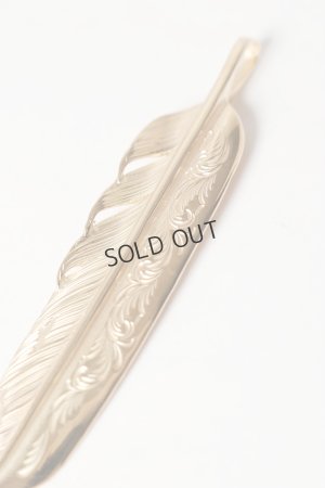 画像3: {SOLD}Taro Washimi タロウ ワシミ 鷲見太郎 L K18 arabesque flight feather 02{WT-202511_04-BEA}